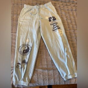 PLAYBOY women’s Sky Blue Joggers